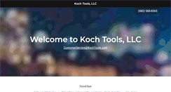 Desktop Screenshot of kochtools.com